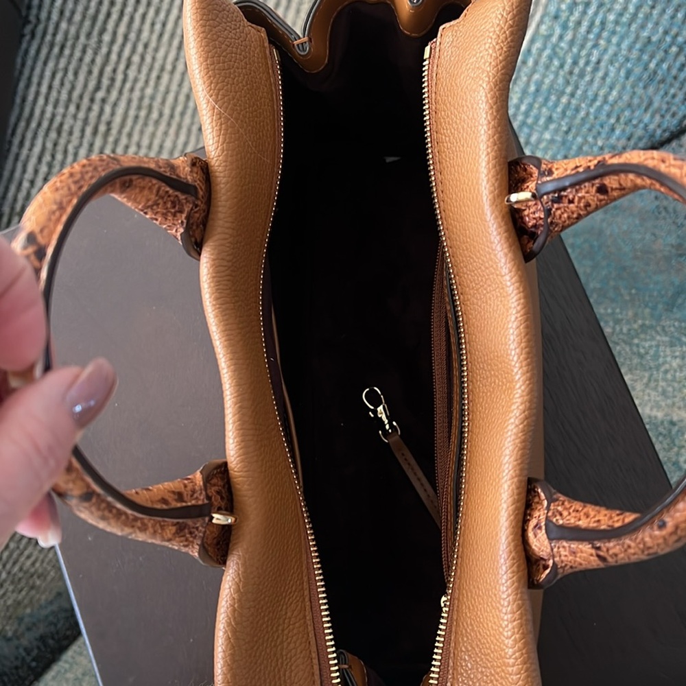 Michael Kors Rollins Large Python Embossed Satchel - image 3